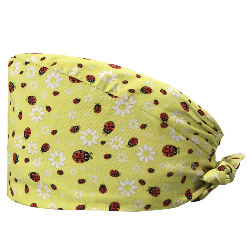 Enfermera sombrero conejo lindo patrón de dibujos animados europeo y americano Venta caliente doctor trabajo sombrero a prueba de polvo tapa quirúrgica AliExpress