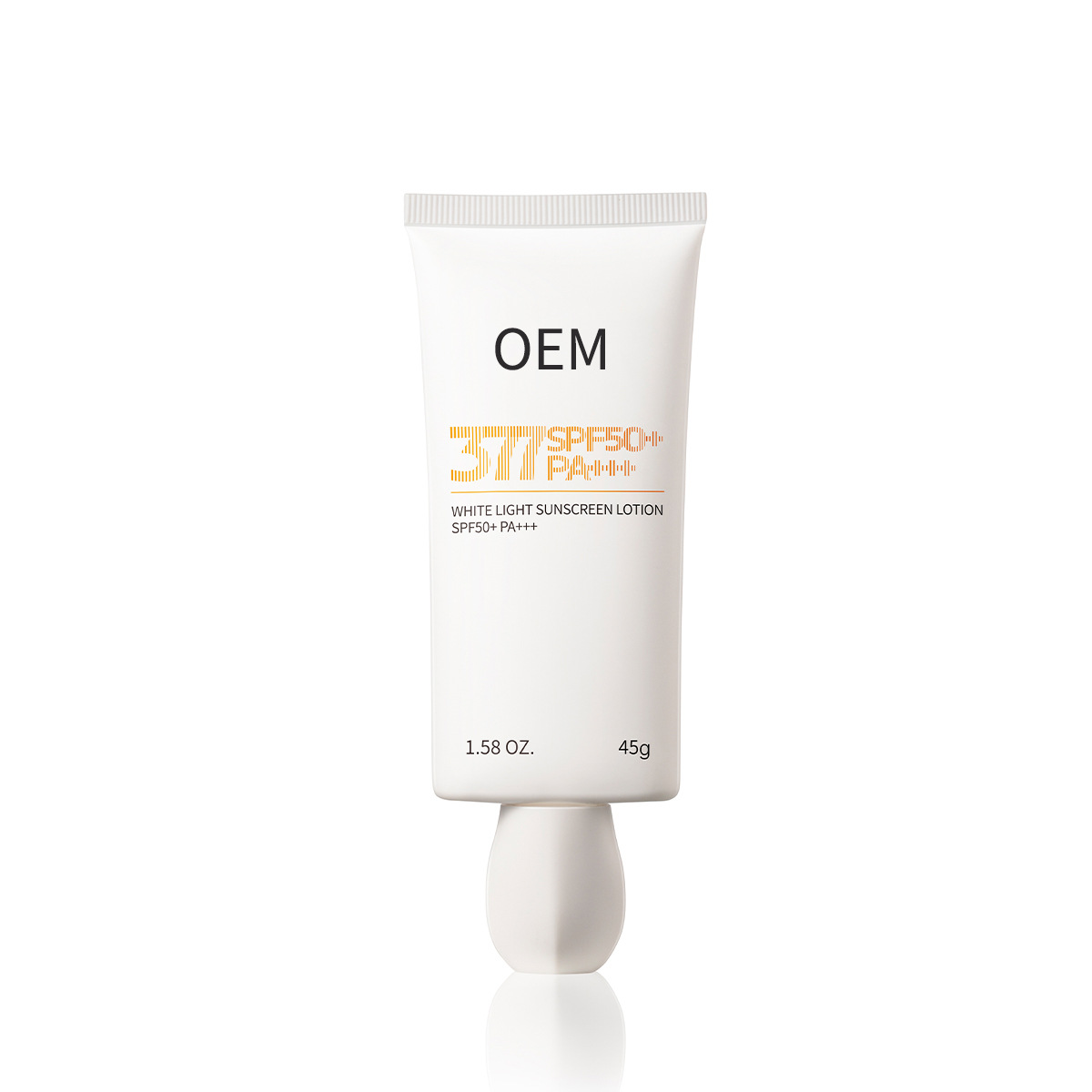 Blanqueamiento 377 protector solar SPF50 + PA + + + Procesamiento OEM impermeable antitransor entrenamiento militar protector solar marca personalizada ODM