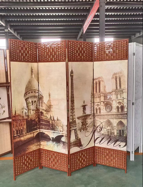 中国風のシンプルなスクリーンパーティション壁屏風リビングルーム寝室ブロッキングシンプルモダンな折りたたみモバイル布バリアホーム