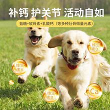 氨糖鲨鱼软骨素狗狗健骨高钙宠物补钙关节宝后腿无力生长软骨素