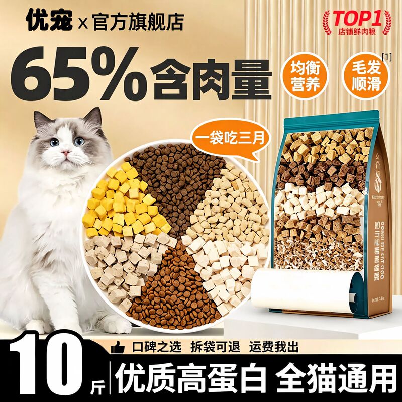 All-breed, all-stage cat food, low-temperature baked, indoor chicken-flavored adult cat food, for weight gain and facial development, suitable for kittens and adult cats All-breed, all-stage cat food, low-temperature baked, indoor chicken-flavored adult cat food, for weight gain and facial development, suitable for kittens and adult cats