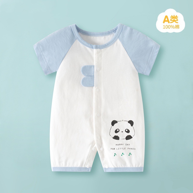 Verano nuevo bebé algodón mono adorable bebé super lindo ropa de vestir en línea rojo explosivo ropa infantil exclusiva transfronteriza