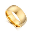 Ring stainless steel, accessory for beloved, European style, Korean style, simple and elegant design, wholesale