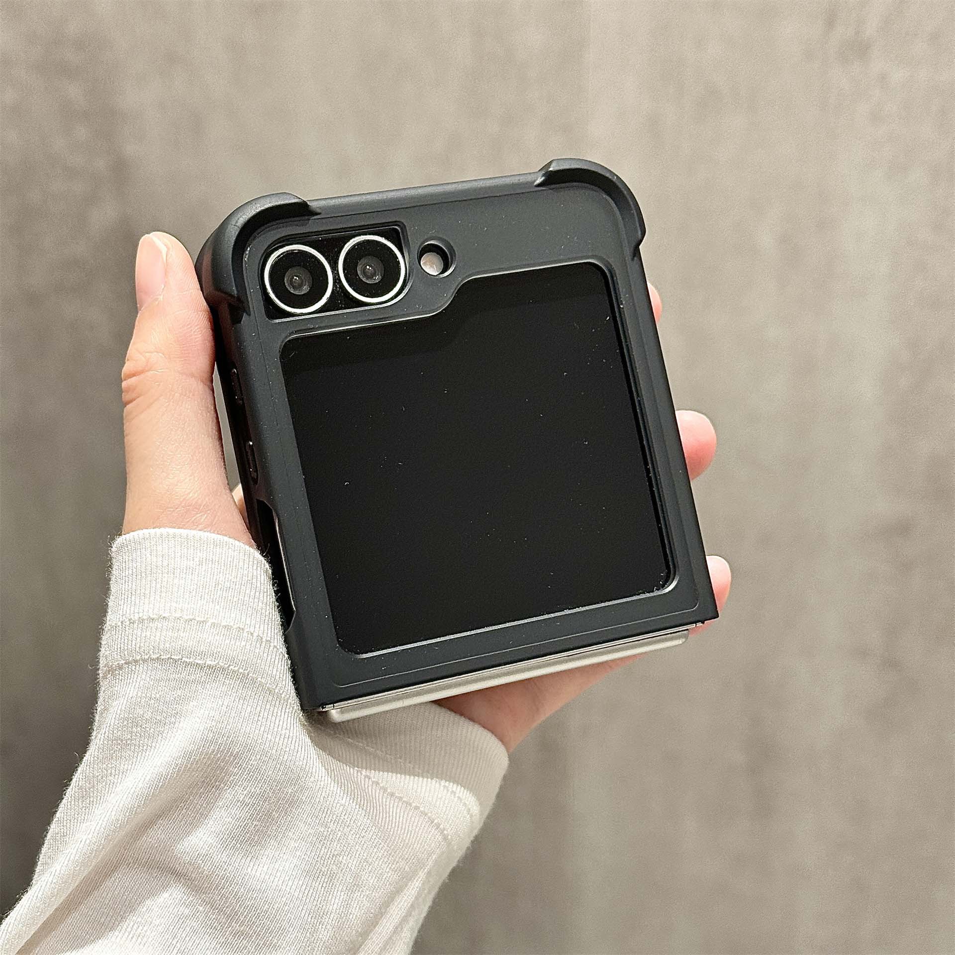 Matte Magnetic Phone Case For Samsung Z Flip 7 6 5 Foldable Case_voghion.com