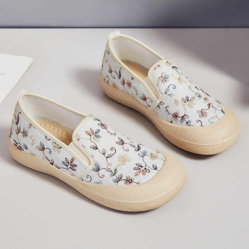 Zapatos de mujer zapatos casuales de verano nuevos zapatos planos superficiales un pie de zapatos de calzado de calzado con suela suave cabeza redonda no cansada zapatos perezosos