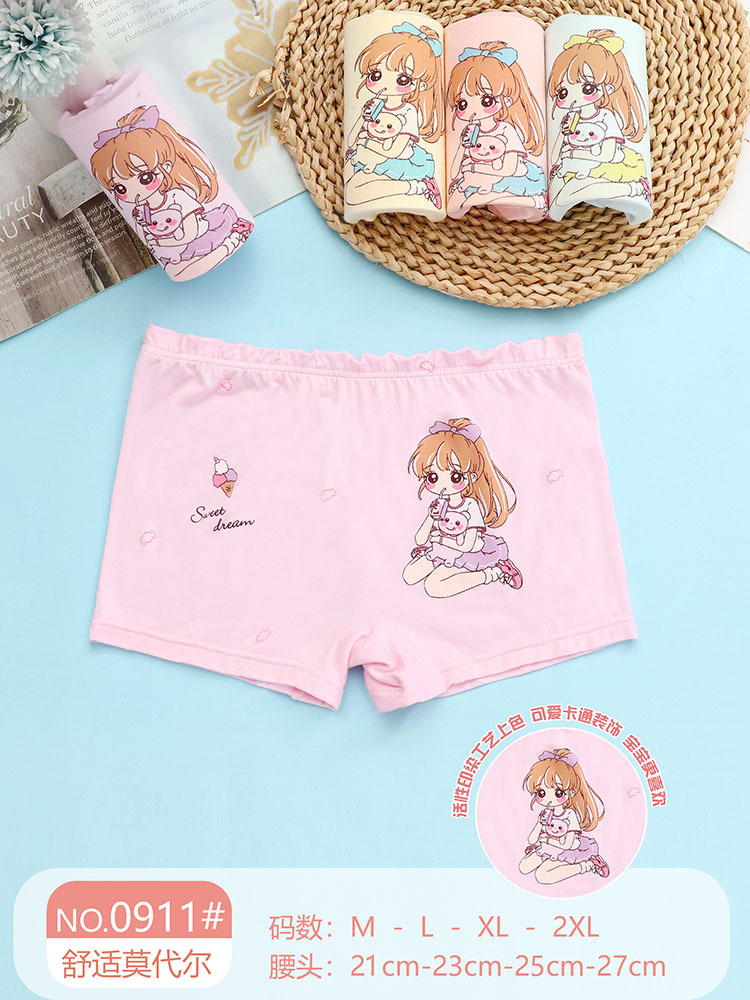 Нижнее белье, детские тонкие штаны, легкие и тонкие милые шорты для девочек