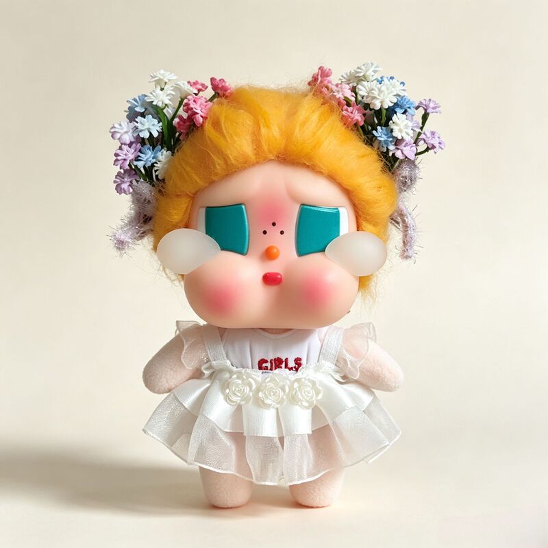 crybaby vacation Camellia Tulle Dress Beach Vacation Series Cute Crying Doll Dress 10cm KT Universal crybaby vacation Camellia Tulle Dress Beach Vacation Series Cute Crying Doll Dress 10cm KT Universal