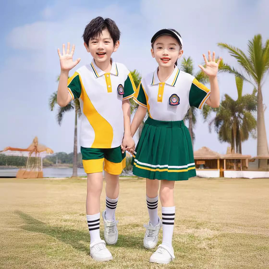 幼兒園園服春夏秋季學院一年級兒童班服小學生夏季新款校服套裝