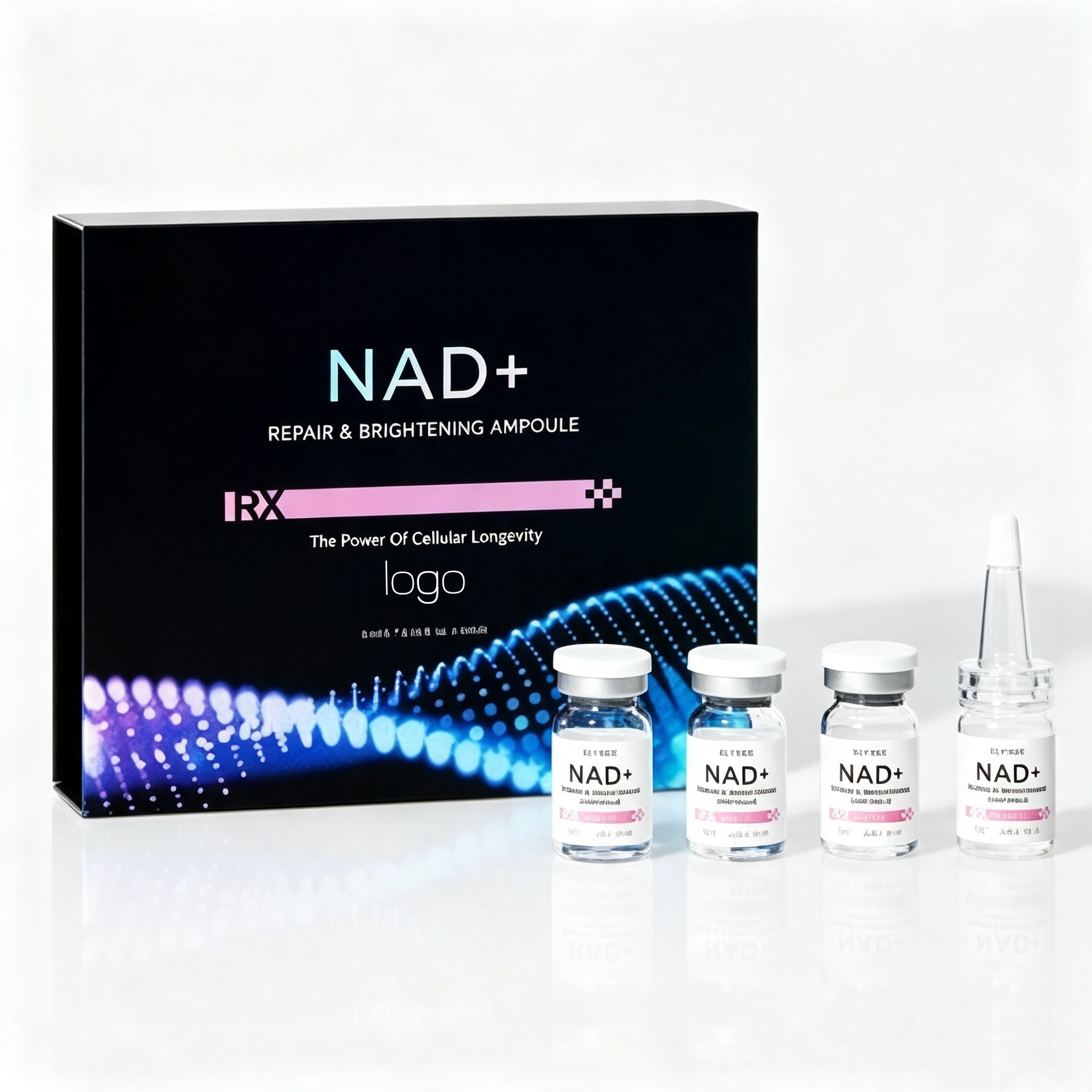 Opei Factory NAD+ Antioxidant Repair Ampoule Serum Ergothioneine Brightening Anti-Aging Serum Customized OEM
