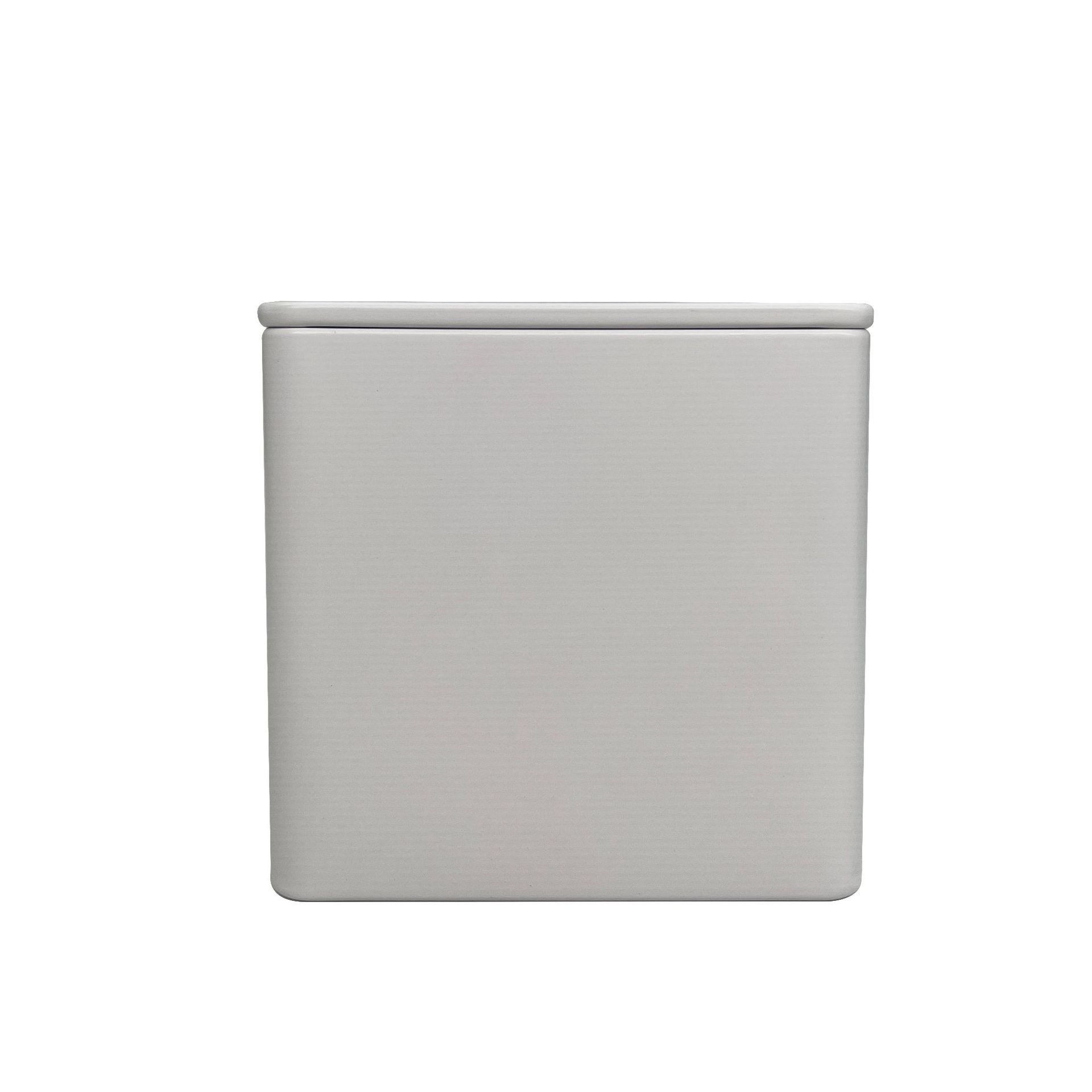 Lata de metal para té de 85 mm, esmerilada, de alta calidad, para uso general, lata pequeña de hierro cuadrada, lata de hojalata para té negro, caja de hierro image 8