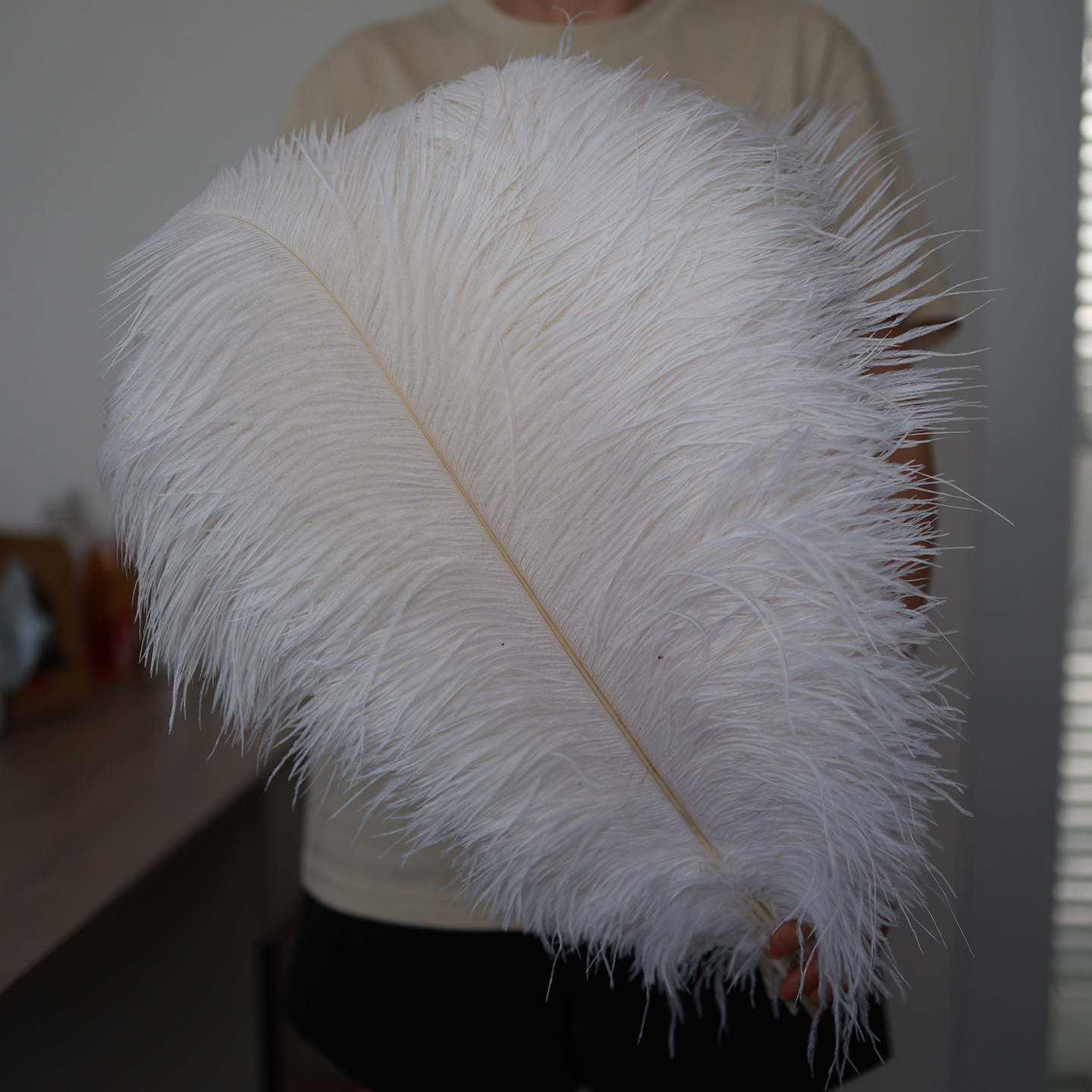 55 - 60cm plumas de avestruz de Sudáfrica al por mayor accesorios de ropa DIY accesorios materiales accesorios de diseño de boda lana de avestruz