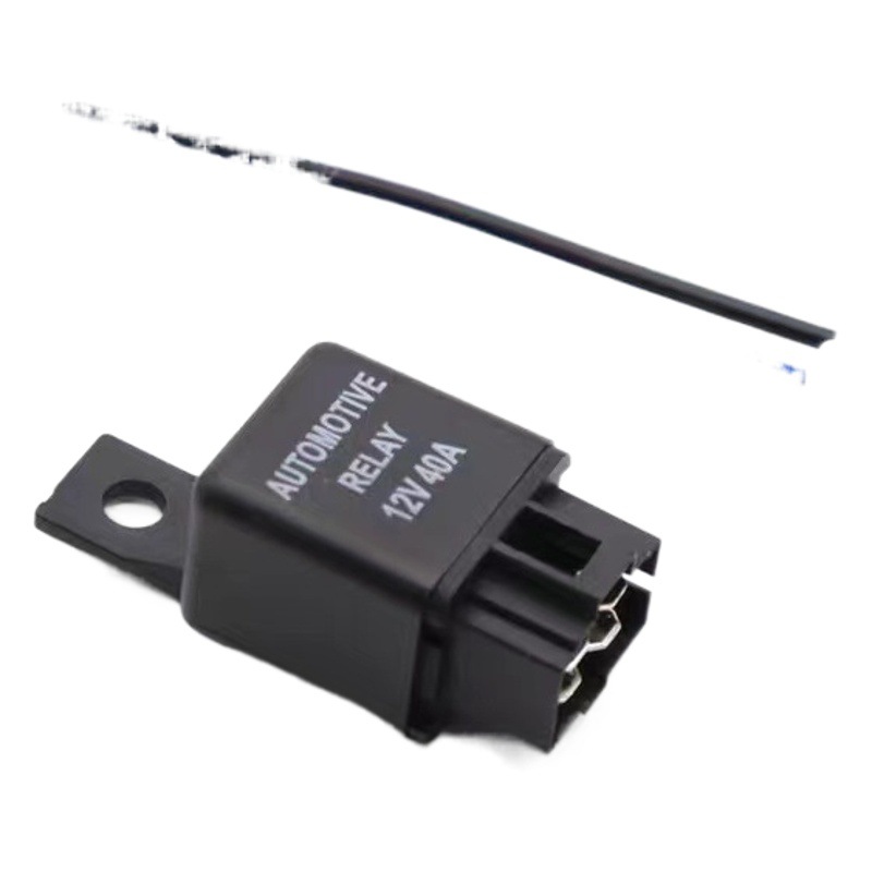 Fuente de la fábrica de aire acondicionado automotriz relé con zócalo blanco 4-agujero 6,3 MM base asiento de nylon piezas de plástico