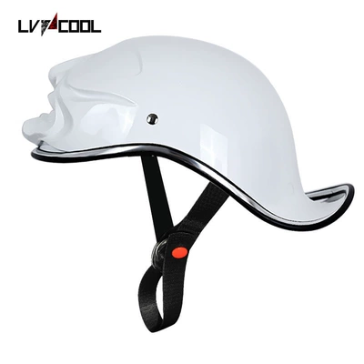 Motosiklet kaskı (dəbilqə) — for Men and Women, Cycling - bright-white-m
