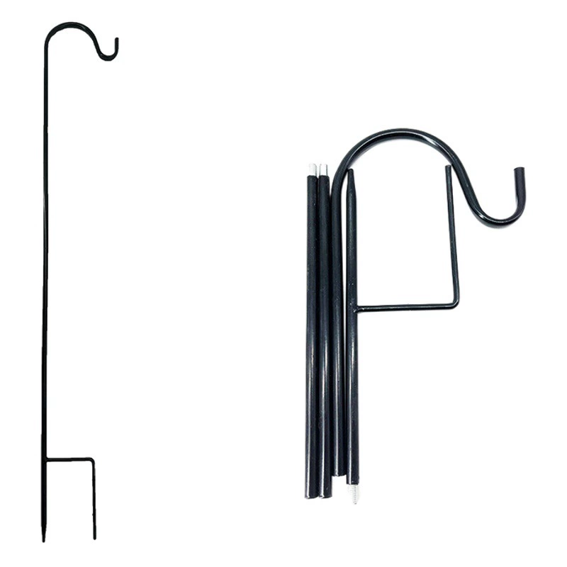 Трансграничный в наличии оптом Солнечный уличный садовый светильник Утюг пастуший крюк Внешний крючок заземляющий шток съемный антикоррозийный