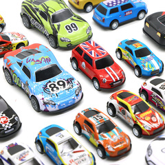 Children's toy car mini rewind small car simulation alloy car racing model park night market Yiwu street stall goods