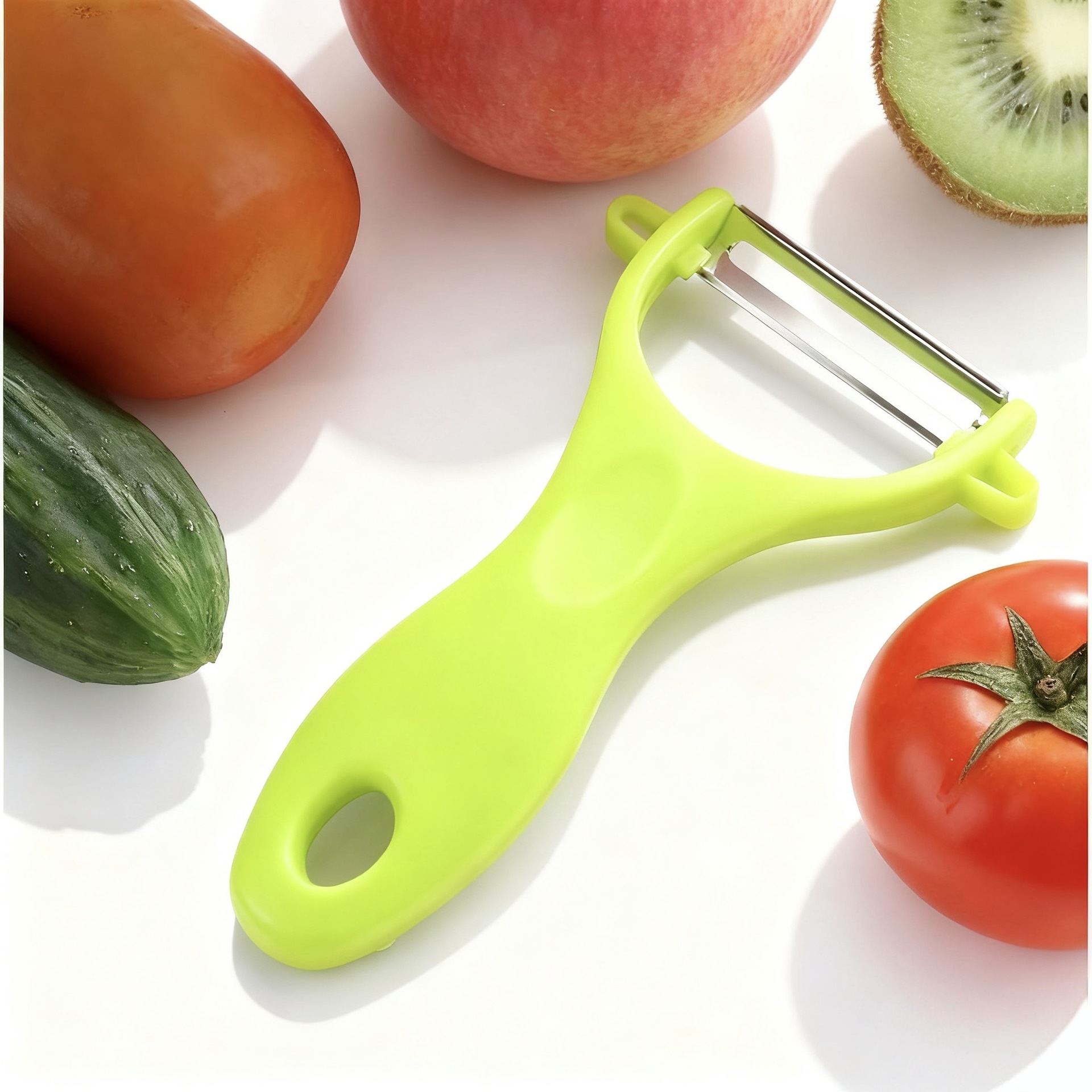 Cortador de verduras multifuncional cortador de verduras duradero ajo cebolla raspador de papas accesorios de cocina para el hogar