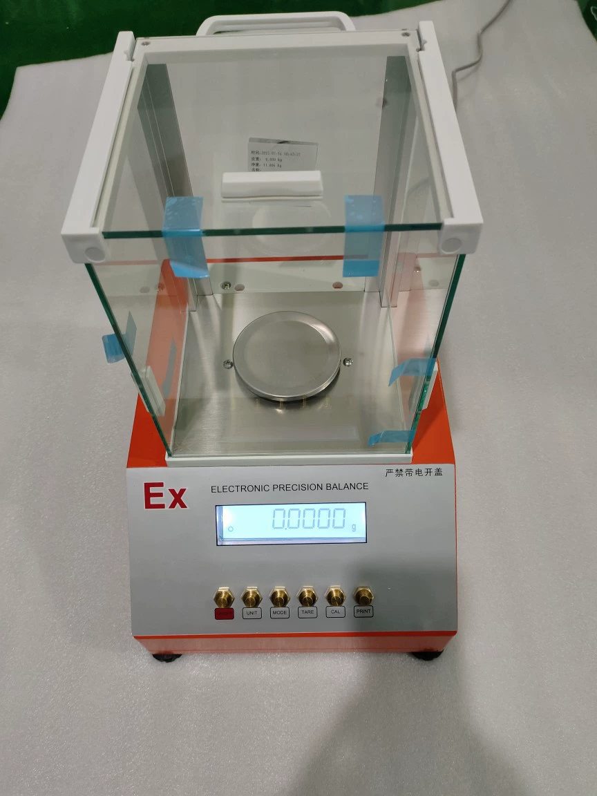 Высокоточные взрывозащищенные цифровые аналитические весы с градуировкой 210 г и точностью 0,1 мг для экспериментов