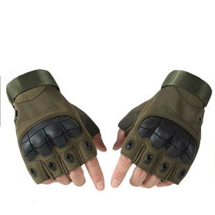 Half-finger Sports Gloves Men's Special Forces Outdoor Cycling Training Non-slip Wear-resistant Military Fan Fitness Full-finger Tactical Gloves