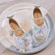 Girls Princess Shoes 2024 New Children's Leather Shoes Little Girls Crystal Shoes Baby Soft Sole High Heels Dress Shoes