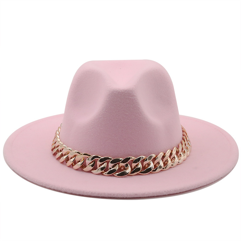 Wholesale Accessories Woolen Big Brim Fashion Jazz Top Hats Nihaojewelry display picture 14