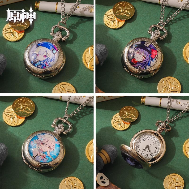 Special Offer Xiaohongshu Aliexpress Pocket Watch Necklace Pendant Men and Women Gifts Retro Flip Quartz Watch Creative Gifts