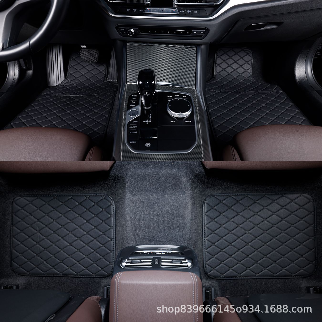 Car Floor Mats Leather Leather Silent Comfortable Environmentally Friendly Leather Carpet Universal Car Floor Mats Solid Color Wear-Resistant and Non-Slip