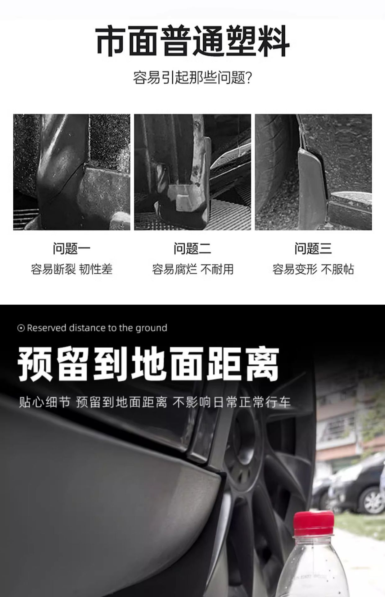 Suitable for Tesla Car Fenders, New Version Modely/3/Yl, No-Drill Wear-Resistant Accessories, Wholesale Modification