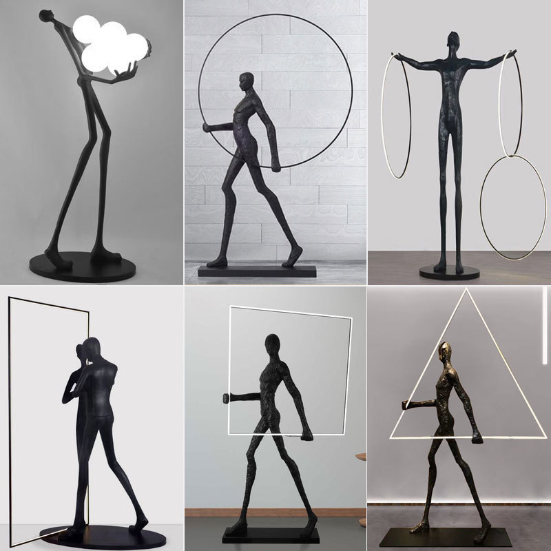 Nordic Minimalist Designer Floor Lamp Living Room Sofa Creative Model Room Villa Bedroom Study Ball Vertical Lamp