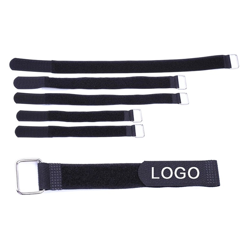 FPV leather crossing machine non-slip battery cable tie drone buckle Velcro strap cable storage belt pu