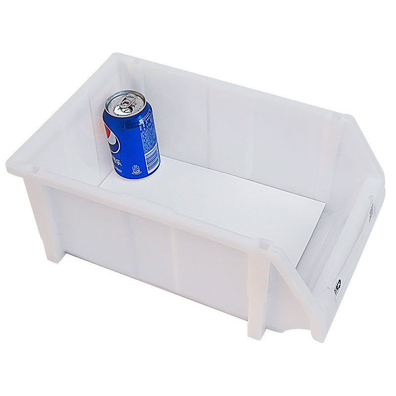 Caja de piezas combinada Caja de accesorios de tornillo de hardware Caja de almacenamiento de material Caja de clasificación de boca oblicua Estante Caja de plástico