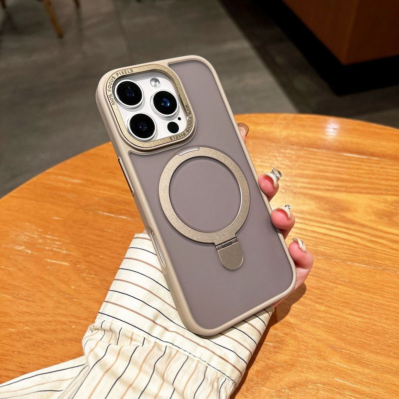 Apple 17ProMax 携帯電話ケース、マット仕上げのiPhone16 マグネット式スタンド、MagSafe対応の保護ケースに適しています。|undefined