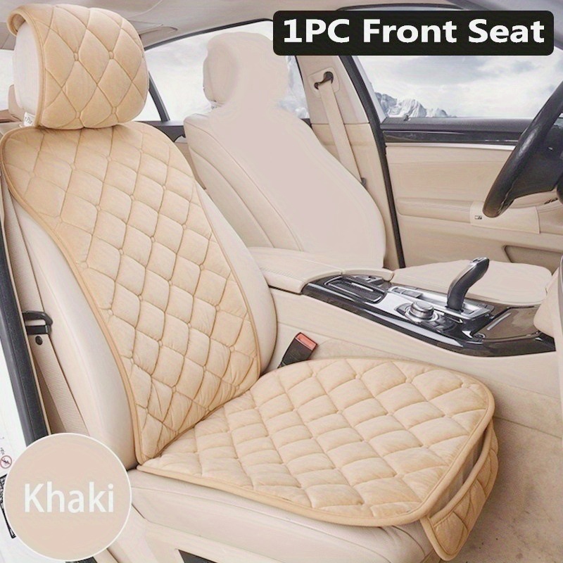 Cojín de asiento de coche de felpa comercio exterior estilo vendedor caliente franela cojín del asiento de coche interior del coche suministros cubierta de asiento de coche