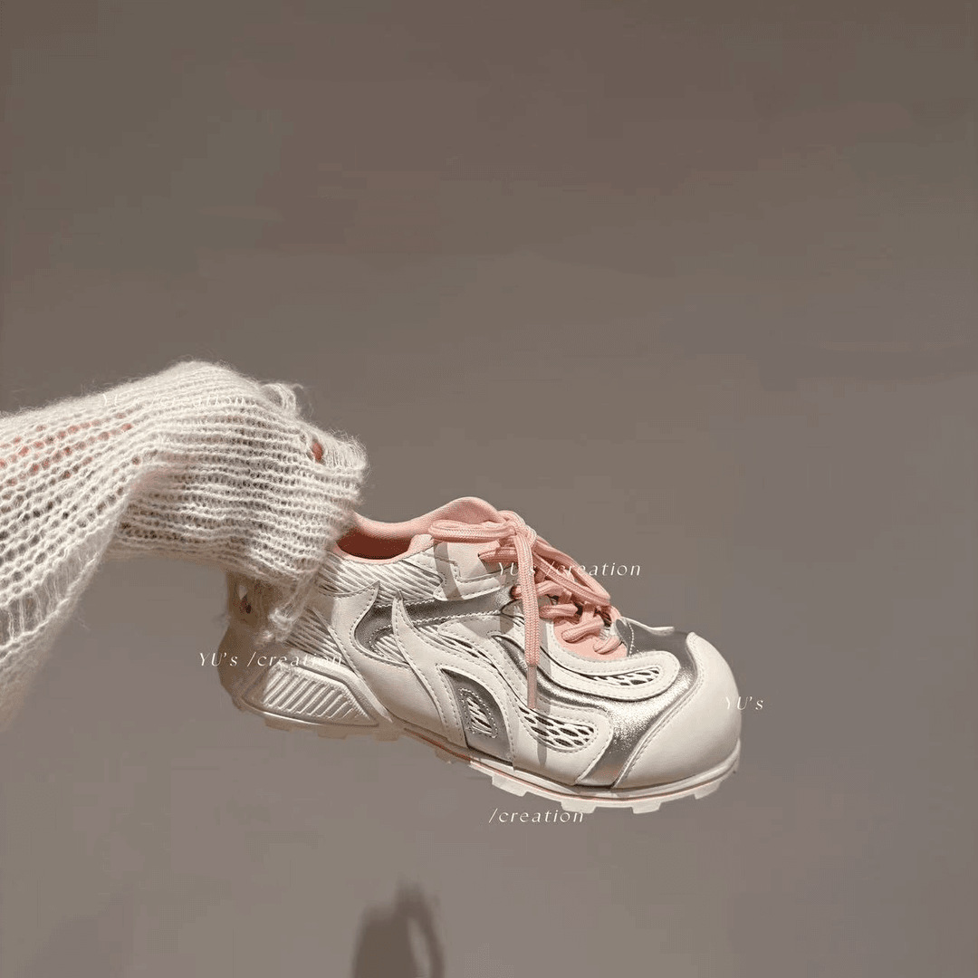 [Ma Ge mismo estilo] H55 mismo estilo-"Estética desordenada" zapatos de bolos mix Forrest Gump verano transpirable 4cm