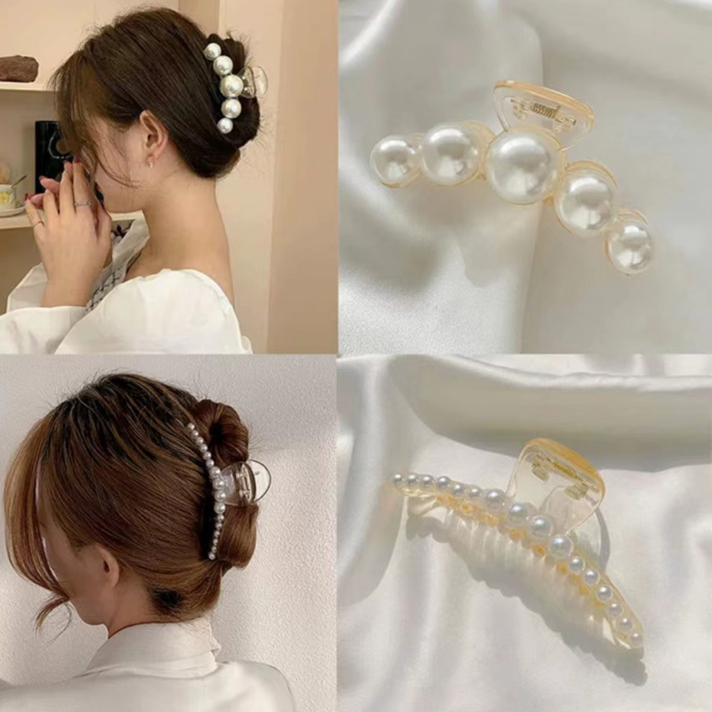 Sweet Korean Style Pearl Grace Barrettes