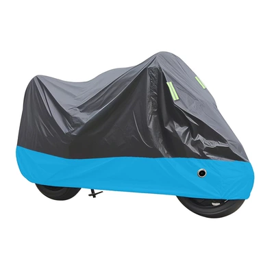Sun, Thickeneded Motorcycle Covers to Protect | Car clothing - m18080100cm-black-on-top-and-blue-on-bottom