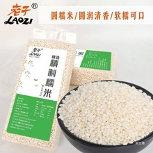 真空装圆糯米一斤新鲜白江米早餐粥端午粽子五谷杂粮粗粮新米清香