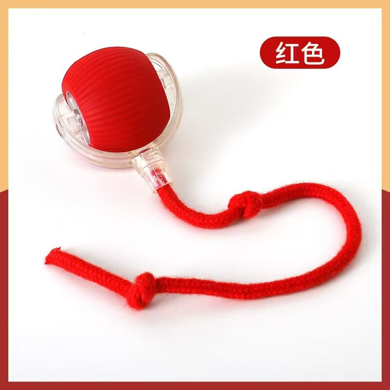 跨境智能逗猫球猫咪玩具解闷自嗨逗猫智能互动逗猫球猫跳跳球带绳|undefined