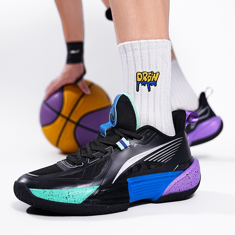Nuevos zapatos de baloncesto de malla ligero 2 hombres nuevos sonidos 2 amortiguación sonido desgaste zapatos deportivos profesionales
