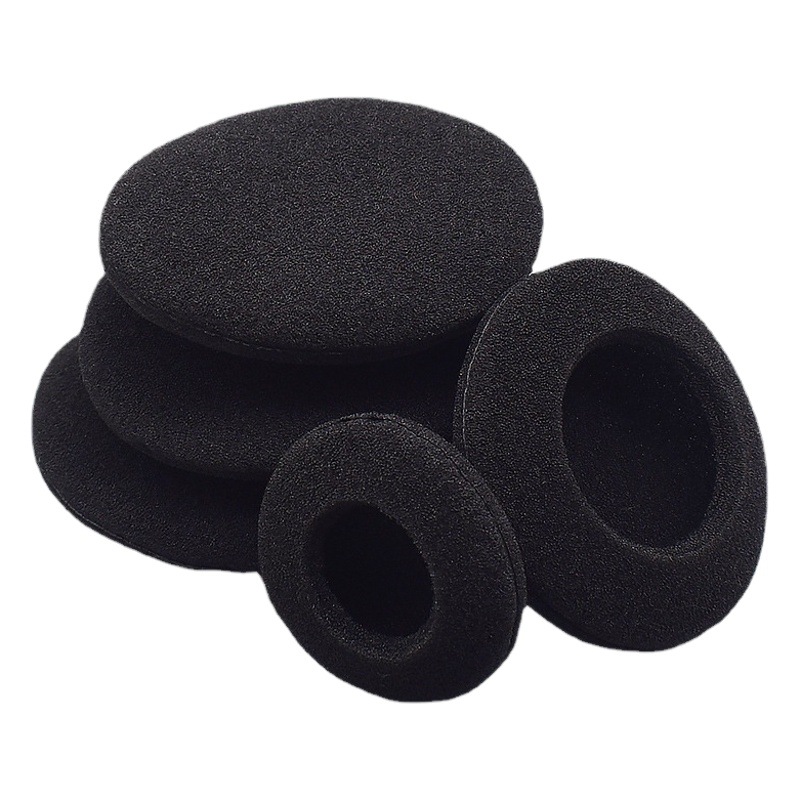 国境を越えた供給 3.5 センチメートル 4.5 センチメートル 5/6 センチメートル耳掛けラウンド肥厚ヘッドフォンプラグカバー耳綿カバー大型スポンジカバー
