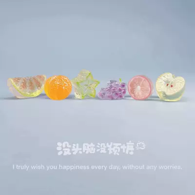 Ice-Clear Fruit Car Ornaments with Car ornaments - youll-love-these6-piece-car-ornament-set