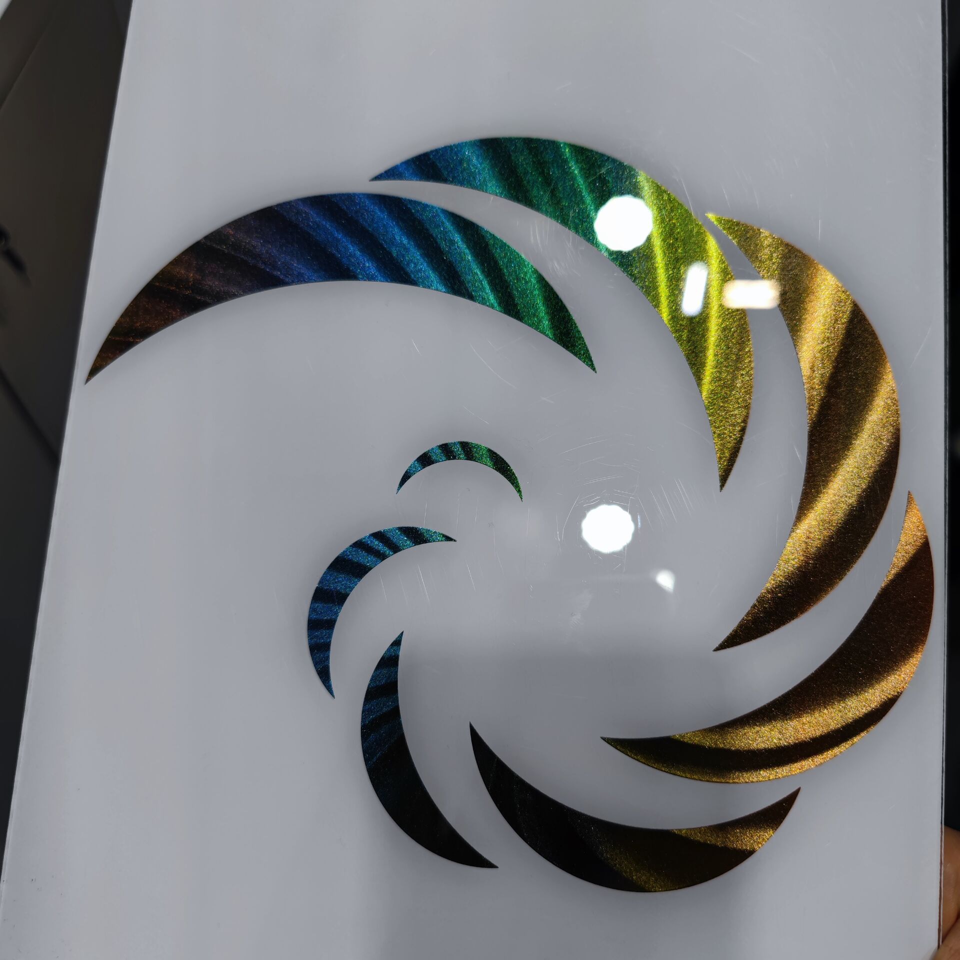 批发供应防伪油墨印刷喷涂玻璃3D磁性立体光学变色龙粉颜料 1g/瓶