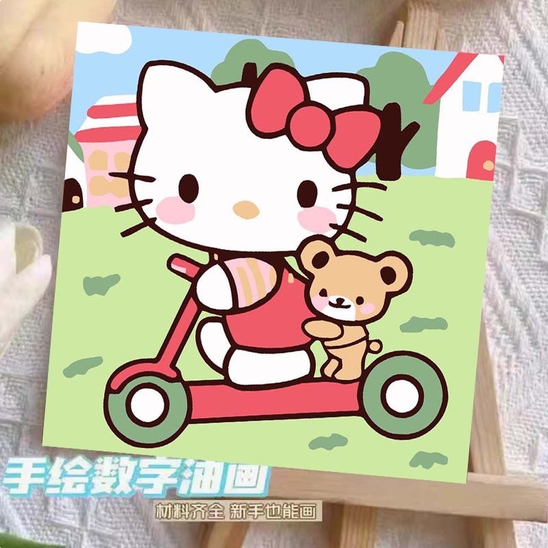 宮崎駿デジタル油絵DIY手描きぬりえ夏目友人帳ポニョ二次元アクリル画インスタ風|undefined