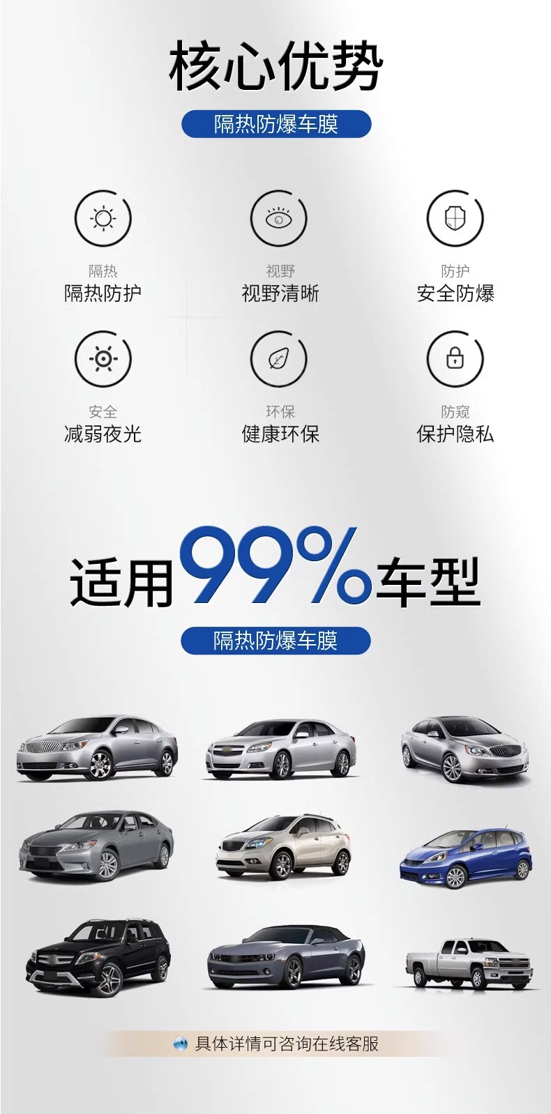 Wholesale Car Window Film, Sun Protection, Heat Insulation, Privacy Protection, Anti-Peeping Car Window Film, Self-Adhesive Solar Film, Car Film