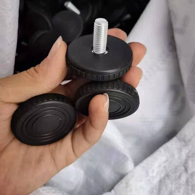 M8*40调节脚床头固定器配件调整脚家具沙发脚通用防滑升降塑料调