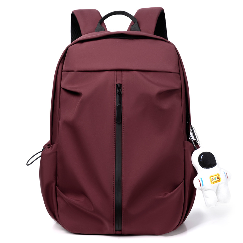 Muestra personalizada mochila de hombro de hombre simple de negocios ocio bolsas de computadora estudiantes al aire libre mochila de comercio exterior