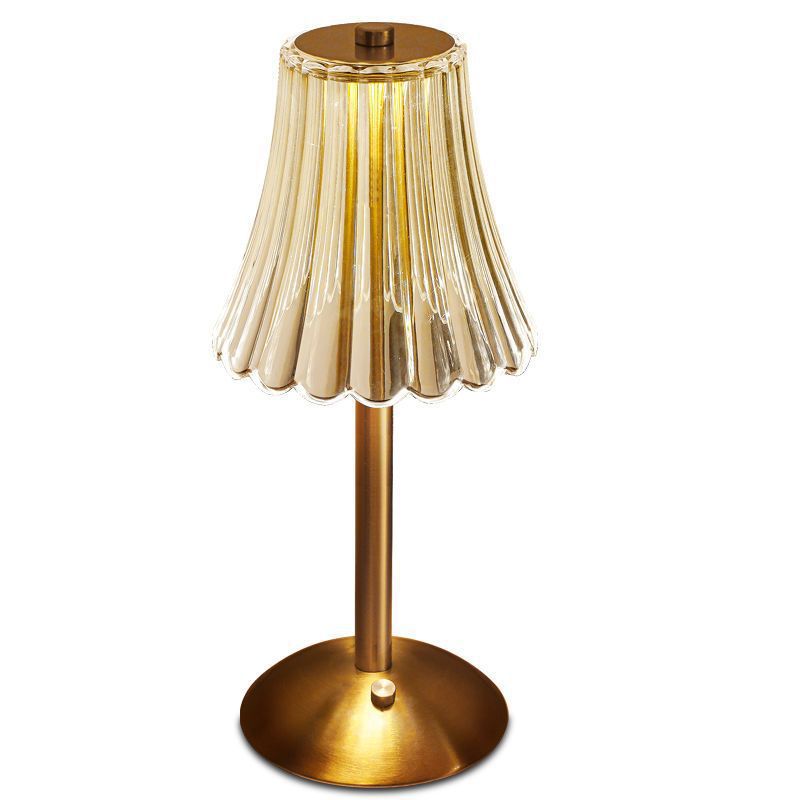 Selección estricta de altavoces pequeñas lámparas de escritorio LED dormitorio cabezal de cama comedor bar café creativo toque recargable luz de atmósfera