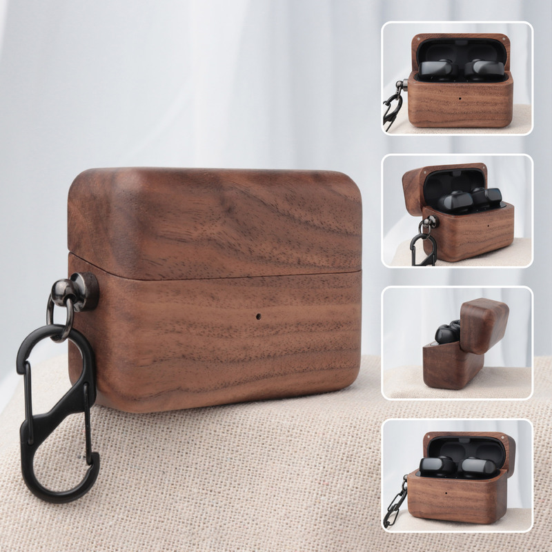 High-grade solid wood earphone case suitable for Bose Ultra open earphone protective cover niche earplug cover
