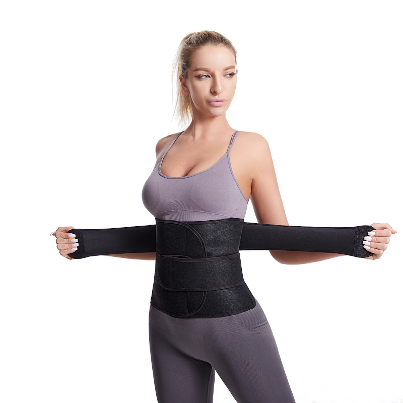 Transfronterizo que forma el cinturón postparto del vientre de las mujeres deportes fitness cintura adelgazante transpiración rápida neopreno corsé