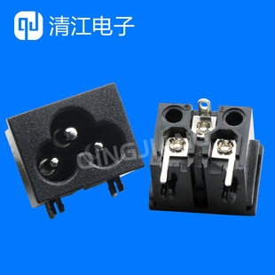 Factory direct supply C6 socket AC three-core plum blossom laptop charger interface power socket
