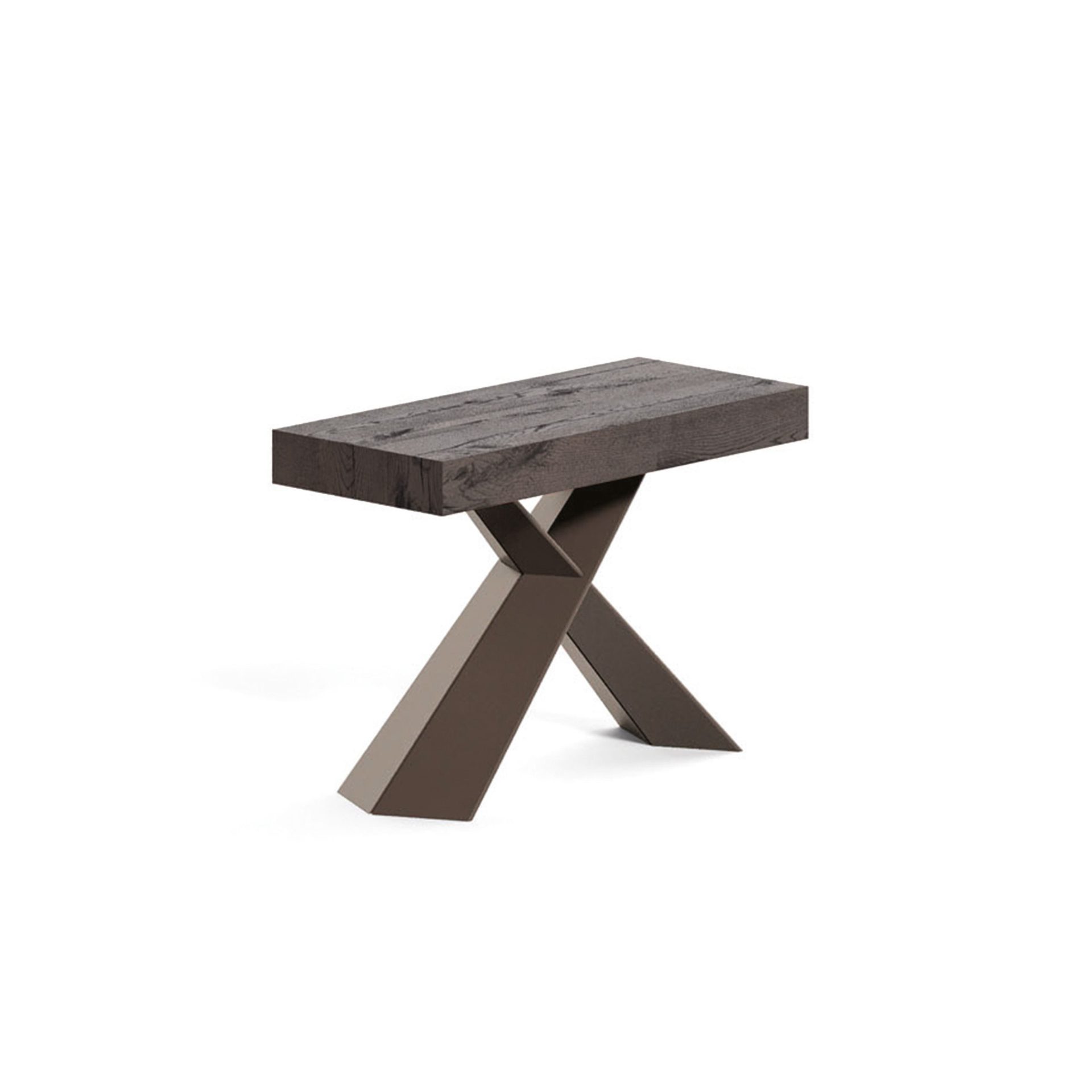 Mesa de comedor multifuncional invisible y plegable pequeño apartamento casa sin espacio mesa de porche telescópica color nogal negro